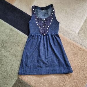 Calvin klein jeans denim dress s small